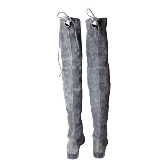 STUART WEITZMAN Lowland Slate Grey Suede Over The Knee Boot Size 9.5M - Picture 6 of 10